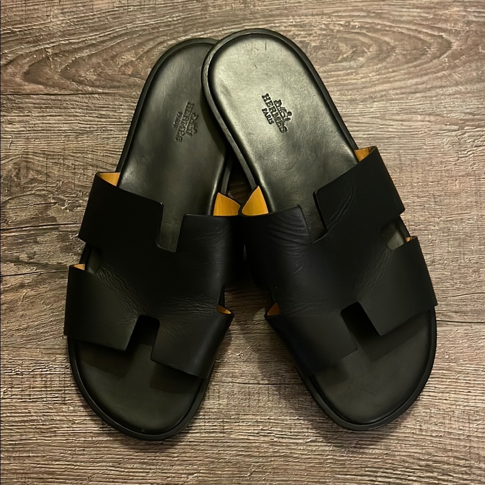Hermès H logo men’s sandals